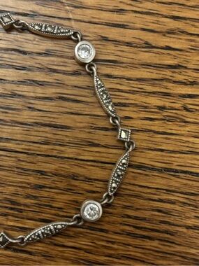 JUDITH JACK MARCASITE STERLING SILVER BRACELET